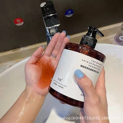 抖音爆款烟酰胺洗护套装持久留香沐浴露去屑顺滑洗发水护发素图4