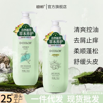 茶籽薄荷洗发水清爽控油蓬松洗发膏生姜去屑滋润护发素一件代发图3