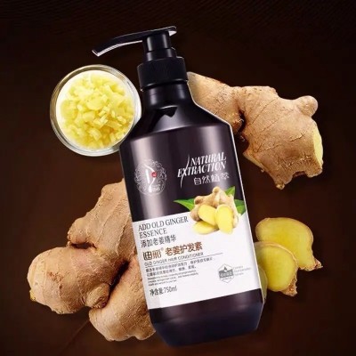 厂家批发老姜王植物生姜去屑止痒洗发水补水柔顺护发素团购套装图4