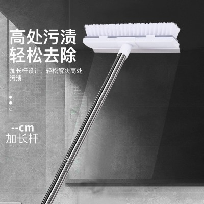 地板刷洗地刷地刷子卫生间浴室地缝隙刷瓷砖长柄洗墙厕所清洁刷图3