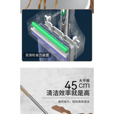 45cm免手洗刮刮乐地板清洁懒人拖把家用吸力大图2