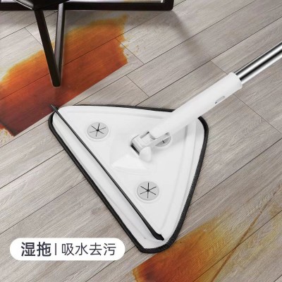 大三角拖把刮条擦窗拖地神器地板清洁智能玻璃神器家用窗户全高层图5