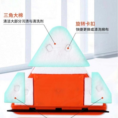 擦玻璃神器家用批发双面高层擦窗户高楼清洁清洗工具刷保洁磁中空图2