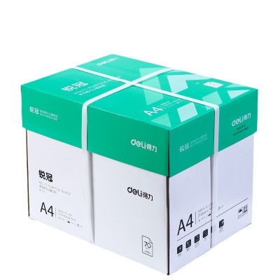 得力A4纸打印复印纸70g白纸80g单包一包500张整箱5包一箱a4打印纸图5
