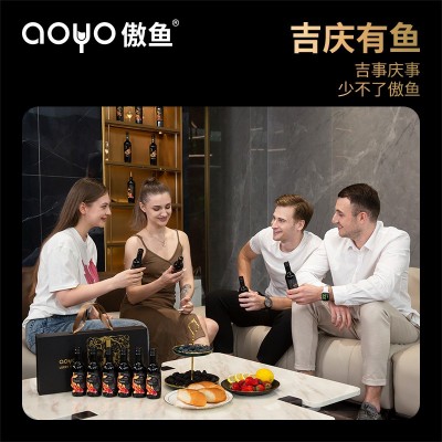 傲鱼小瓶红酒智利原装原瓶进口半甜红葡萄酒水果酒批发伴手礼盒装 6瓶 19.5图4