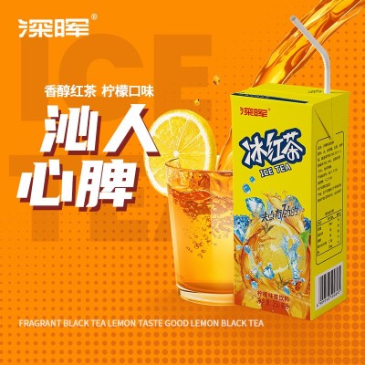深晖新包装冰红茶饮料批发250ml*24盒装柠檬味茶饮料整 箱代发包邮 1箱 27图3