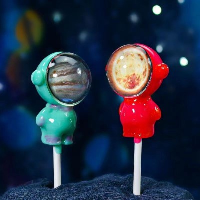 宇航员太空人棒棒糖星空系列礼物儿童零食玩具网红高颜值糖果图4