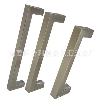 现代简约不锈钢门把手美式黑色鞋柜衣柜橱柜拉手门窗家具五金配件图3