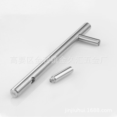 不锈钢鞋柜衣柜橱柜拉手T型门把不锈钢实心家具抽屉拉手把手批发图3