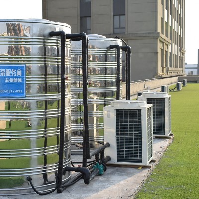 空气能 200人工厂宿舍洗浴专用太空能热水器系统 陇赣图4