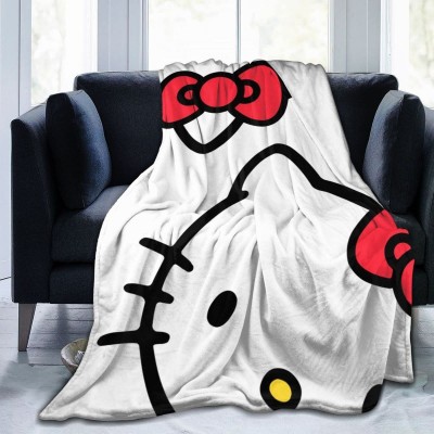 hello Kitty卡通三丽鸥系列法兰绒盖毯 冬季新款儿童空调毯批发图3