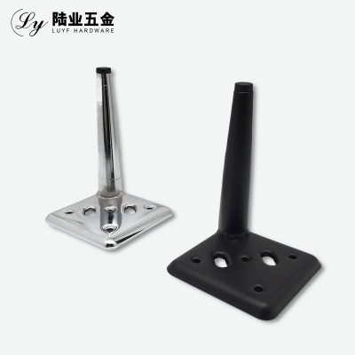陆业五金 小圆锥脚支撑腿金属家具沙发脚黑配金柜脚轻奢桌脚锥脚图4