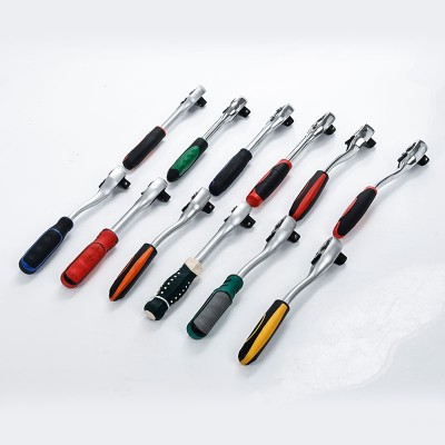 D头72齿棘轮扳手 五金手动工具 1/4--3/8--1/2 型 便捷式扳手套图3