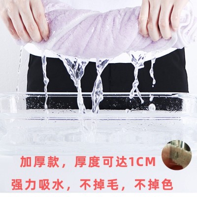 批发浴巾530g女珊瑚绒加厚成人吸水家用沙滩巾加大浴巾logo非全棉图4