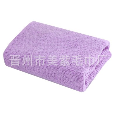 超细纤维压花小毛巾 礼品 方巾不掉毛无弹力花边儿童口水巾图5