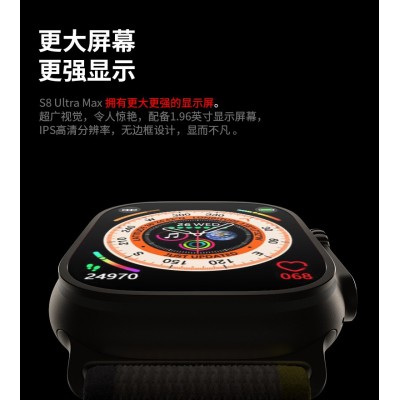 华强北S9ultra智能手表蓝牙通话防水情侣运动手环NFC低价跨境爆款图2