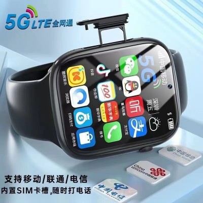 正品双摄儿童智能手表5G全网通电话手表可插卡WiFi下载小学生定位图2