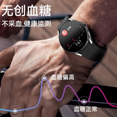 检测手表无创血糖手环血压心率血脂心电体温蓝牙通话多图2