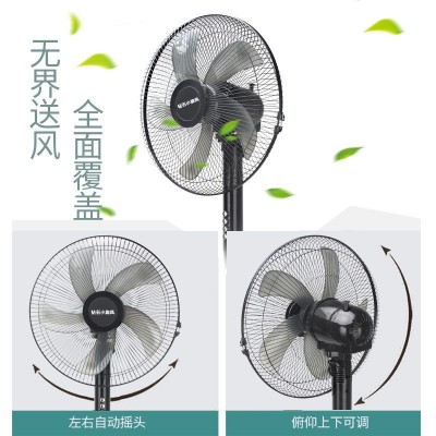 风扇家用大风力立式电扇五叶宿舍礼品落地扇办公室摇头电风扇批发图4