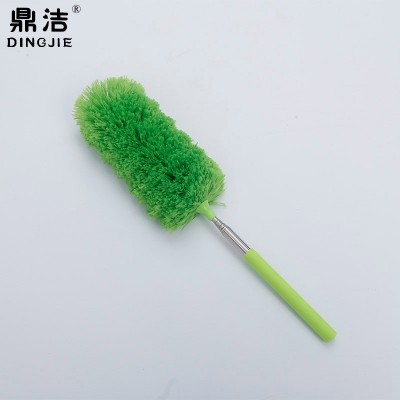 不锈钢除尘伸缩纤维掸子非鸡毛掸子除尘掸灰尘扫清洁刷pp毛掸厂家图2