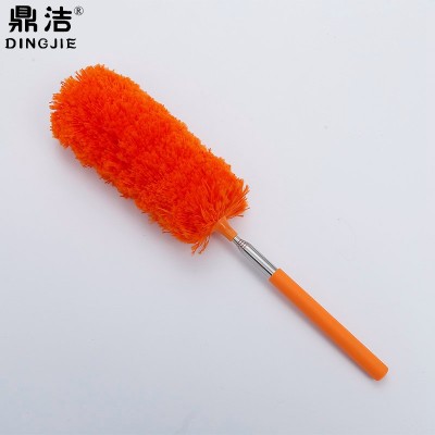 不锈钢除尘伸缩纤维掸子非鸡毛掸子除尘掸灰尘扫清洁刷pp毛掸厂家图3