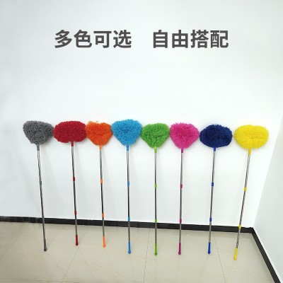 跨境现货吊扇清洁神器除尘掸可伸缩圆形尘掸空调风扇除尘鸡毛掸子图3