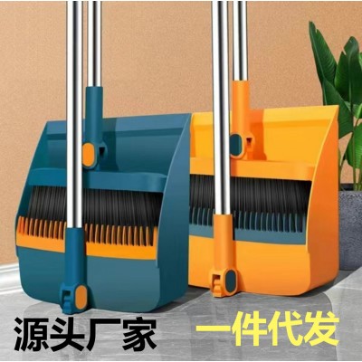 厂家代发直销扫把簸箕套装高档家用扫帚组合魔术刮水器扫把套装图2