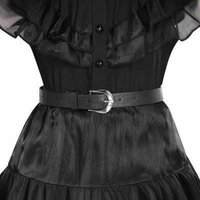跨境女童美人鱼连衣裙礼服网纱蓬蓬裙爱丽儿公主COS服装派对演出图4