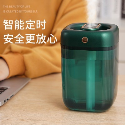 跨境出口加湿器家用卧室大容量大雾量1.5L办公桌面静音便携式雾化图3