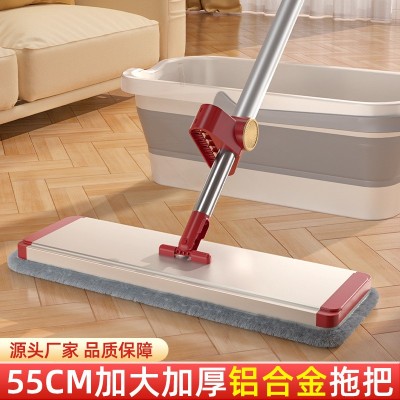 拖把平板家用懒人拖布免手洗干湿两用瓷砖地木地板大尺寸平板拖把图3