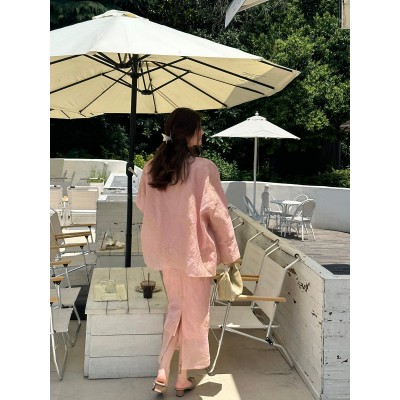 【龙灵粉黛】国风新中式重工金线夹金条龙纹女装外套图4