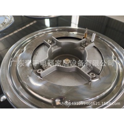 牵手出口欧盟认证四头燃气灶四孔多头玻璃炉液化煤天然气电池点火图5