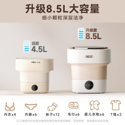 小熊小型迷你折叠儿童洗衣机家用B05W5/E5多功能干衣机礼品批发图3