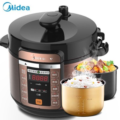 Midea/美的电压力锅5L/6L双胆智能高压锅MY-CS5018P/MY-CS6018P图2