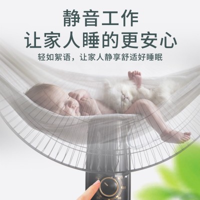 新飞风扇 家用电风扇 立式大风落地扇 定时摇头风扇 礼品批发风扇图4