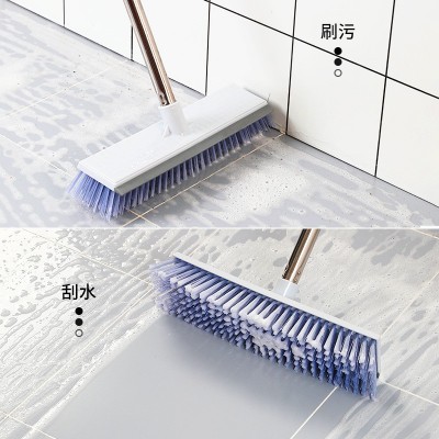 卫生间刷地刷子长柄硬毛两用地刷厨房厕所瓷砖清洁浴室地板刷刮水图2