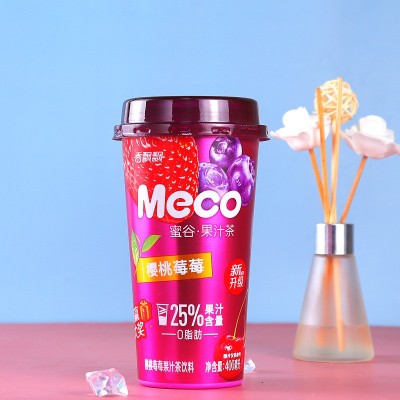 香飘飘meco密谷果汁茶400ml*15瓶整箱批发0脂肪果汁茶饮料饮品图4