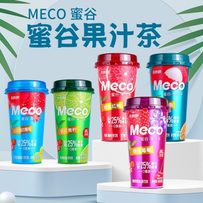 香飘飘meco密谷果汁茶400ml*15瓶整箱批发0脂肪果汁茶饮料饮品图2