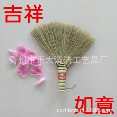 老式手工床扫 东北扫炕笤帚 无静电小扫帚高粱苗床扫图2