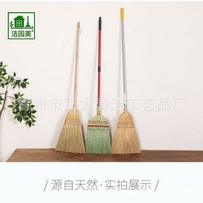 长柄扫把欧美园林扫把CORN BROOM扫院子笤帚wooden handle broom图3
