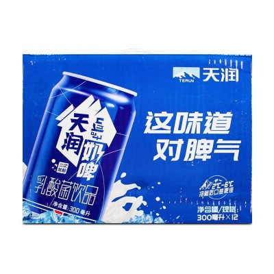 新疆特产天润奶啤300mlx6罐 乳酸菌饮品发酵风味非啤酒24年3月产图5