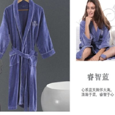 公共纺 五星酒店浴袍 宾馆客房床品 全棉割绒 男女浴衣睡袍厂家直 销图2