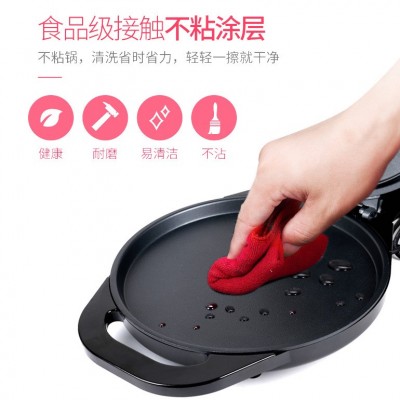 爱宁6138家用悬浮式电饼铛双面加热煎烤机商用无烟不粘锅烙饼机图2