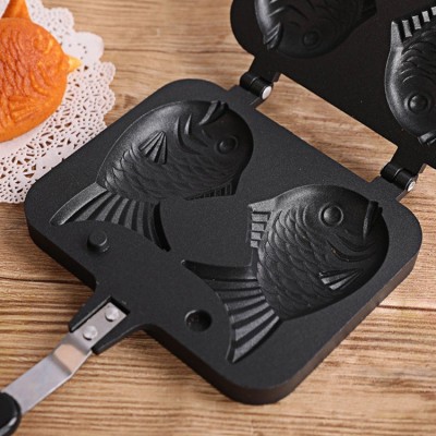 烘焙天燃气鲷鱼烧烤盘 DIY 双鱼蛋糕模具烤盘夹图2