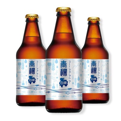 厂家批发青海湖啤酒青稞白啤330*24瓶整箱装超市餐厅酒水饮料啤酒图3