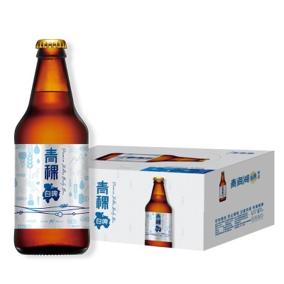 厂家批发青海湖啤酒青稞白啤330*24瓶整箱装超市餐厅酒水饮料啤酒图4