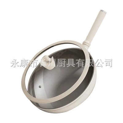 迪铂仕不粘锅炒锅麦饭石家用炒菜锅平底锅不沾煎锅电磁炉燃气灶煎图5