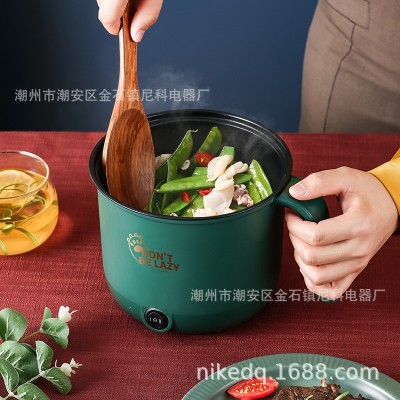 电饭煲小2人煮饭家用煮面 电煮锅宿舍小电锅多功能一体迷你电热锅图2