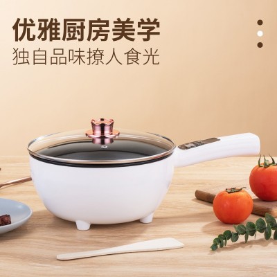 电炒锅家用炒菜锅一体式插电不粘锅多功能宿舍蒸煮电热料理锅图3