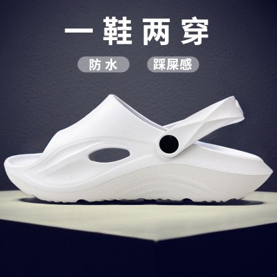 跨境凉鞋带后跟足弓拖鞋男士夏季外穿凉拖鞋批发时尚开车可穿拖鞋图3